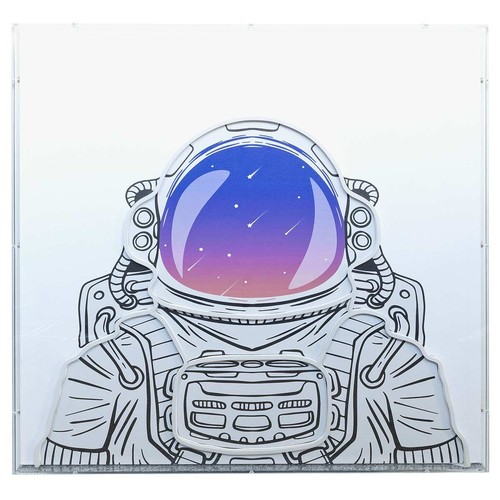 LED Astronaut beleuchtet Wandbild mit Fernbedienung beleuchten moderne Kunst - Bild 4 von 6