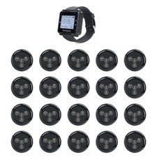 Retekess T128 Restaurant Paging System Waiter Watch Receiver 20 Buttons Cafe Bar