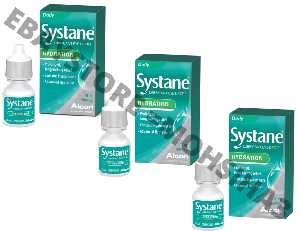 Systane Hydration Lubricant Eye Drops 10ml X 3 - Image 2 of 4