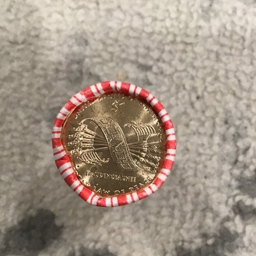 2010 Native American Dollar $25 Bank Wrapped Roll Mint - Mark Unknown - Picture 2 of 3