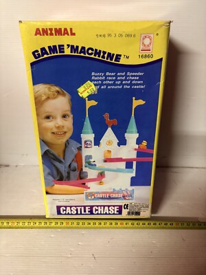 ANIMAL GAME MACHINE ROLLER COASTER CASTLE NEU VINTAGE