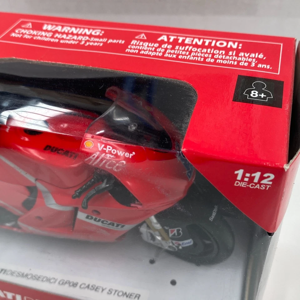 New-Ray Ducati Desmosedici Casey Stoner 1:12 Diecast Model Racing Motorcycle NIB - Image 4 of 4