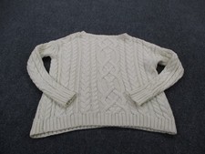 Polo Ralph Lauren Sweater Womens S Oversized Relaxed Casual Cable Knit Fisherman