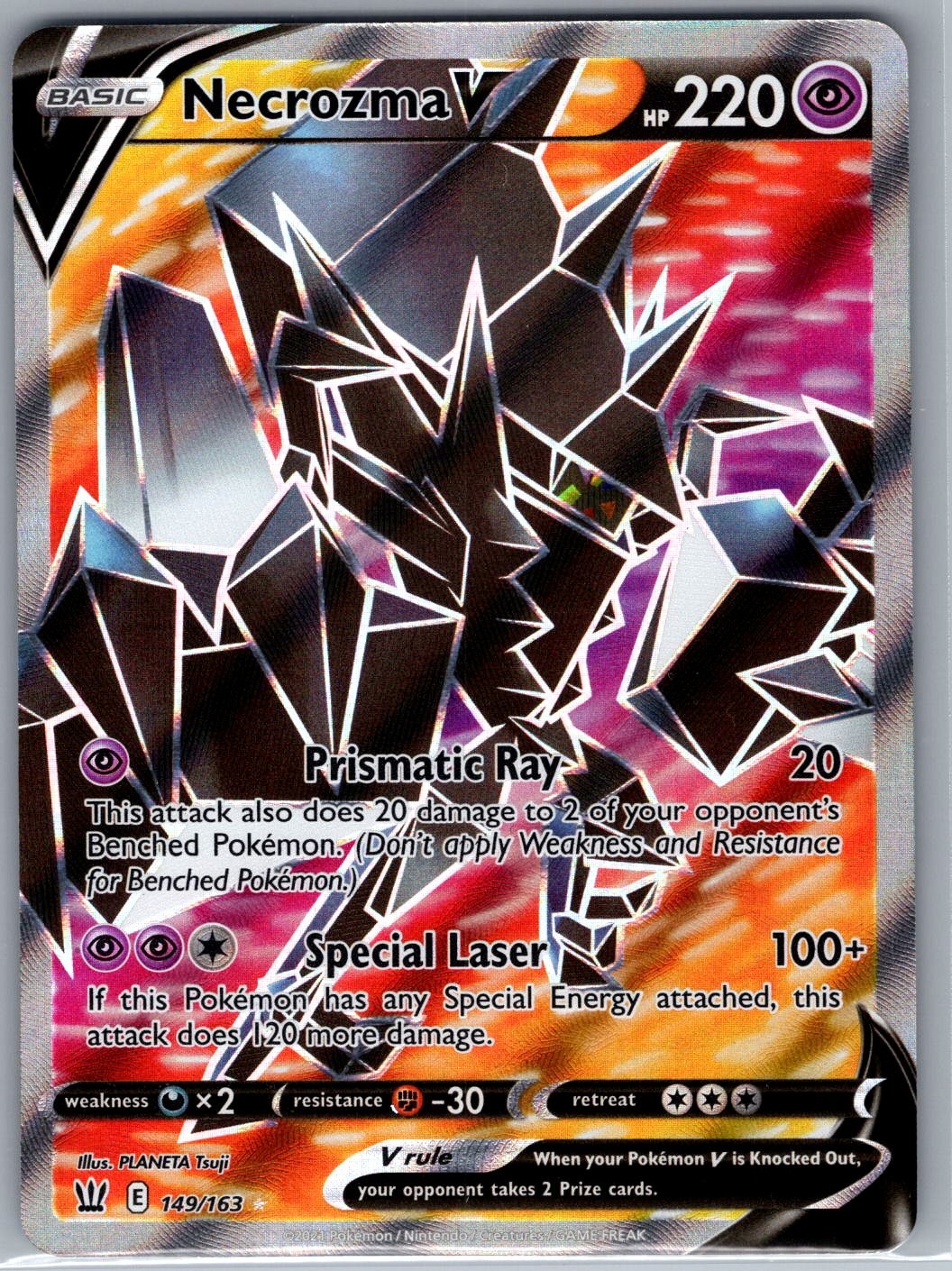 Necrozma V 149/163 SWSH05: Battle Styles - Pokemon Card - NM