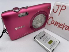 READ Excellent Nikon COOLPIX S3300 Compact Digital Camera pink from japan 3614