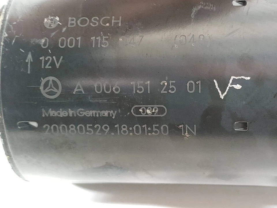 A0061512501 MOTOR ARRANQUE / 0001115047 / 5952518 PARA MERCEDES-BENZ CLASE CLC - Imagen 2 de 4