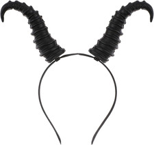 Demonic Horns Headband for Adult - Devil Horn Headband for Halloween Renaissance