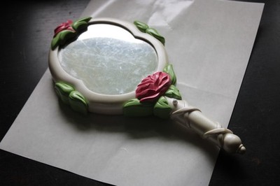 Vintage Disney Beauty + The Beast Magic Talking Mirror Just Toys Works -