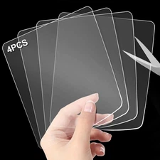 4 Pcs Cuttable Cabinet Door Bumpers Nano Clear Sound Dampening Buffer Cushion...