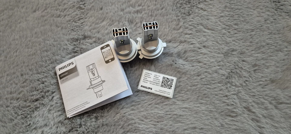 2x PHILIPS H4 LED Ultinon Pro6000 Boost gen2 Direct-Fit Lampe Straßenzulassung