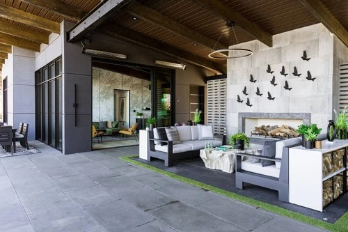 ET2 Groove 31 1/4" Wide Black LED Ring Pendant Light - Picture 9 of 9