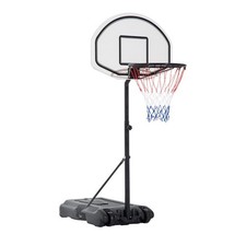 28" x 19" Adjustable Pool Basketball Hoop System Stand for Swimming Pool