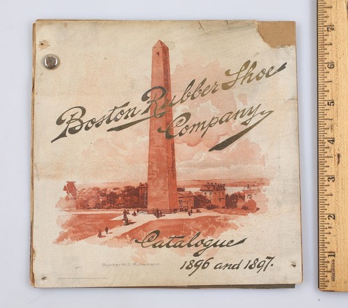Vintage 1896 Boston Rubber Shoe Co. Catalog Scenic Boston Lithographs
