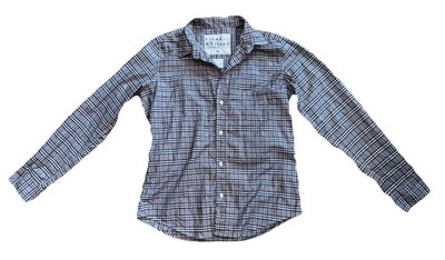 Frank & Eileen Barry Shirt M Plaid Long Sleeve Button Up Pocket