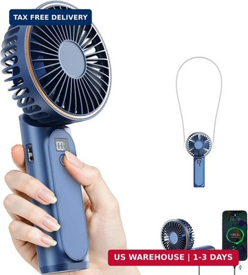 TUNISE Portable Handheld Fan, Portable Fan Rechargeable, 4000mAh, 180° Adjustabl