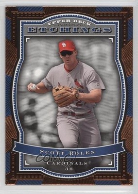 2004 Upper Deck Etchings Scott Rolen #19 HOF 0q3