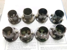 Lot Of 8 Tube Sockets 4 Pin Type 01A & Others 1920s Battery Set Slightly Used