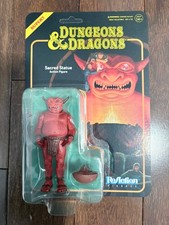 Dungeons & Dragons SACRED STATUE Action Figure By Super7 ReAction Red Box