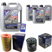 Inspektionskit Filter Liqui Moly ÖL 8L 10W-40 FüR Fiat Ducato