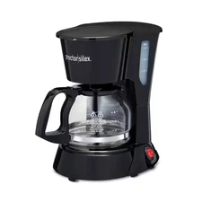 4-Cup Black Coffee Maker with Keep Warm Setting
