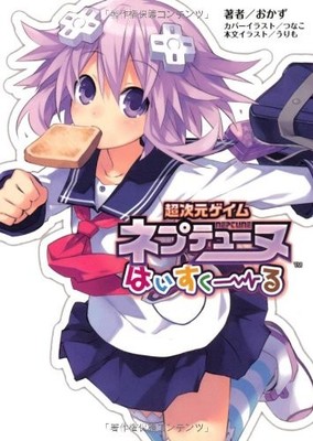 Hyperdimension Neptunia High School Vol.1 Light Novel Anime Japanese Language