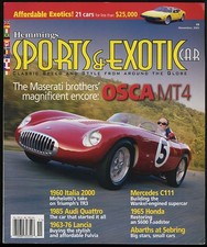 SPORTS & EXOTIC CAR 11 2005 Maserati OSCA MT4; Italia 2000 M-B C111 +