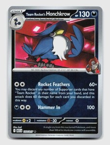 Team Rocket's Honchkrow 127/217 Ascended Heroes Holo Rare
