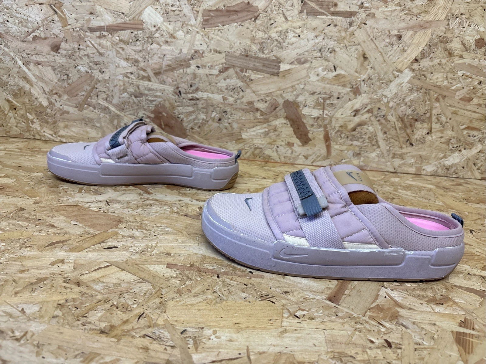 Nike Offline Stone Mauve taglia 9 UK (Lilla Rosa) sandali uomo donna estivi