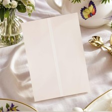100 Pack 5x7 Inch 110 GSM Pre Folded Translucent Vellum Invitation Jackets