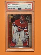 2007 UPPER DECK JAROSLAV HALAK YOUNG GUNS #228 RC PSA 8 Montreal Canadiens