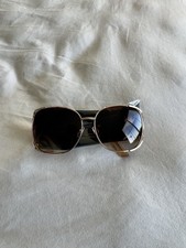  350 BCBGMAXAZRIA Gold Frame Sunglasses