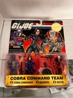 GI Joe COBRA COMMAND TEAM 3 Figure Set, Hasbro 1997