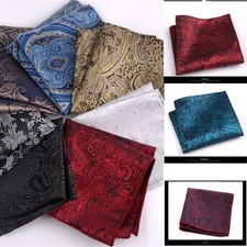 Suit Pocket Pocket Pattern Men's Square Fashion Square British Retro 2Pcs Scarf
