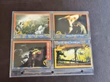 Vintage Universal City Topps Jurassic Park Trading Cards Lot Of 4