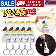 1/2/3/5 PCS Seagull Mine Keychain, Seagull Mine Button Keychain