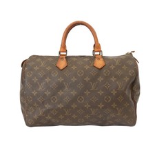 Authentic Louis Vuitton M41522 Speedy 40 Brown Monogram Handbag Serial 861SA