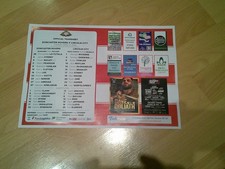 doncaster rovers v lincoln city team sheet 2025/26 season with free postage