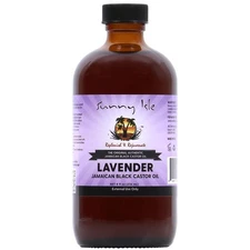 Sunny Isle Lavender Jamaican Black Castor Oil 8oz, 4oz