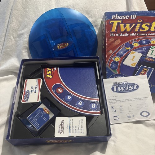 Phase 10 Twist Game Family A Wickedly Wild Rummy Game 2010 Complete Fundex Comp. - Picture 8 of 18