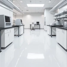 Epoxy Floor Paint Kit - Acrylic Concrete Coating for Garage Living Room 1 Gallon