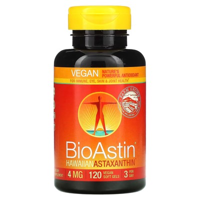2 X Nutrex Hawaii, BioAstin, 4 mg, 120 Vegan Soft Gels