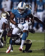 Rishard Matthews signed NFL football 8x10 photo W/Cert Autographed 02