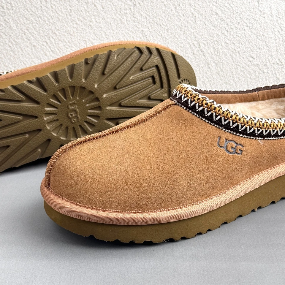 Zapatos para mujer UGG Tasman II clásicos de gamuza castaño lana EE. UU. 6-11 Foto 3 de 4