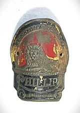 Vintage Bicycle Head Badge - Phillips