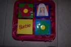 Vintage 1996 Pyramid Barbie Suitcase Overnight Bag Carrying Case preowned
