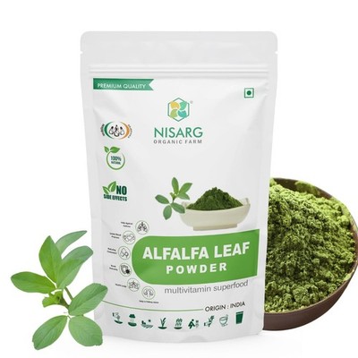 Nisarg Organic Alfalfa Leaf Powder 200gm