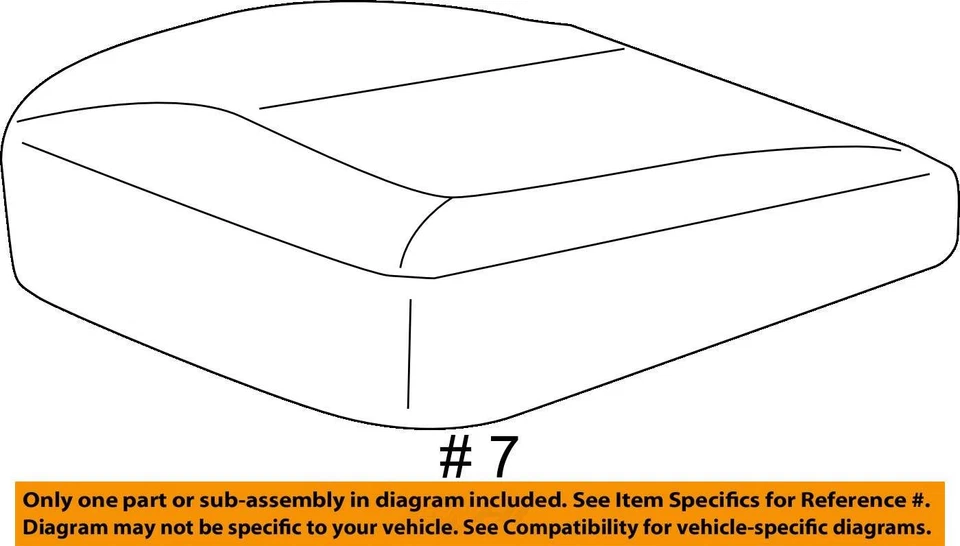 SE ADAPTA A CHEVROLET HHR 2009-2010 CUBIERTA ASM D/ASIENTO CUSH *LT 25972181 - NUEVO OEM Foto 3 de 3