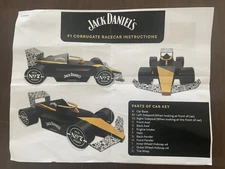 Jack Daniels Formula 1 Card Board Large 3D Display Rare New In Box Unassembled 