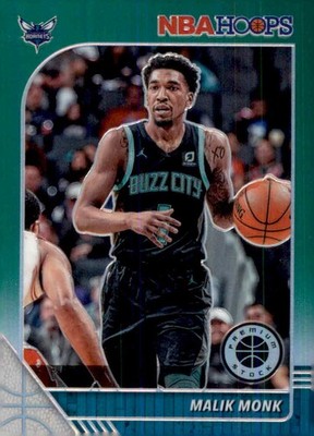 Malik Monk 2019-20 Hoops Premium Stock Prizms Green