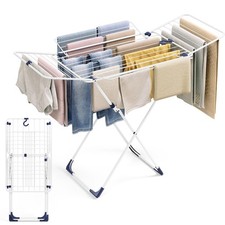 Clothes Drying Rack, Metal Drying Rack Clothing, Laundry Rack Foldable, Space...